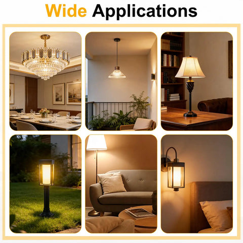 Images of lamps and light fixtures illustrating applications for Two Piece Brass Lamp Repair Hardware Kit With 0.98 Inch Brass Pipe