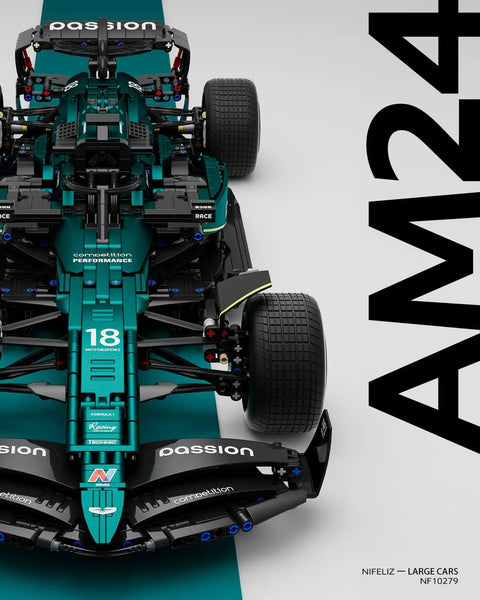 1:8 Scale Formula 1 Racing Car Building Kit For Adults With Sick Realistic Detailing And Working Steering Linkage Dope Build