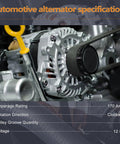 Close-up view of 3.5L Alternator For Avalon Camry RAV4 RX350 Fits Toyota And Lexus Direct Fit Easy Install Upgrade Your Ride OE Numbers