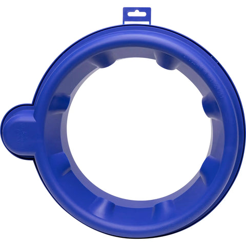 5 Gallon Bucket Dust Collector With High Powered Cyclone Separator And 2 Inch Vacuum Hose Fitting, blue cyclone separator for effective dust collection.
