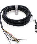 Coiled M12 17 Pin Female Vision Sensor Cable For Open Vision Systems Plug And Play Ready Compatible With Cognex In Sight 3D L4000