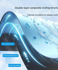 Double-layer composite cooling structure of Premium Foldable Front Windshield Sunshade For Tesla Cybertruck And Cyberbeast Blocks Scorching Sunlight Keeps Your Ride Ice Cold With Tough As Nails UV Shield 2023 To 2026.