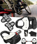 Assioma Pro RL 2 Double Sided Power Meter Set For Look Keo Compatible Pedals With Cycling Dynamics Black Cleats shown