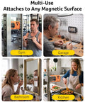 Multi-use Heavy Duty Magnetic Golf Cart Phone Holder Beefy Alloy Build on gym, garage, bathroom, and kitchen surfaces.