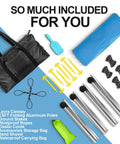 Grab And Go Pop Up Beach Tent 10 By 10 Ft Shade Sun Shelter UPF 50 Plus Windproof Waterproof Canopy accessories spread out