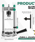 Must Have Portable Drill Guide Attachment For Hand Drilling Multi Angle Drill Press dimensions and features.