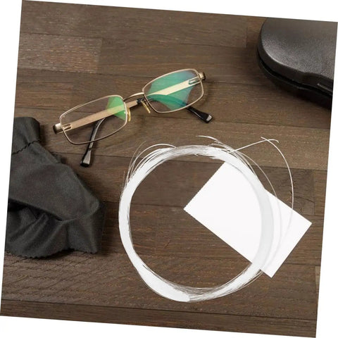 Eyeglass Repair String For Half Frame Glasses Compact Lightweight Maintenance Tool With Nylon Thread For Quick Fixes And Spot Repairs