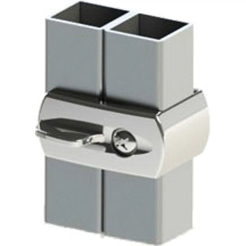 316 Stainless Gate Latch For 1-1/4 Inch Square Tubing on pontoon gate, heavy duty investment cast with 1/4 inch bolt, weatherproof