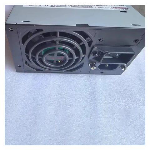 EPCSA 500P X2S Medical and Industrial Equipment Power Supply with Porous Metal Shell and Cooling Fan Quiet Operation Low Heat Stable Output Wide Input Range Rugged Safe Best for Medical and Industrial Uses front fan view