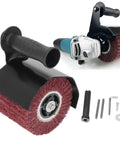 Pro Grade Burnishing And Polishing Attachment Kit For Angle Grinder M10 with ergonomic handle and accessories.