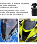 10 Piece Motorcycle Windshield Bolt Screw Kit Aluminum Alloy Mounting Screws Nuts Universal Fit for Motorcycle Fairings