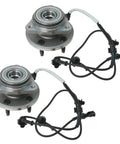 Front Left And Right Wheel Bearing And Hub Assembly Set, 2 Piece, Drop-In Ready For 2003 2010 Ford Explorer Sport Trac 4WD