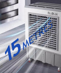Do Not Sweat The Heat With This Hella Efficient Portable Evaporative Swamp Cooler with powerful 15 metre airflow feature.