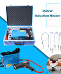 1500W Induction Heater Bolt Removal Tool with Four Copper Coils in rugged case for auto hardware removal