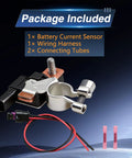 Heavy Duty Battery Current Sensor With Solid Power Monitoring Module And Cable Terminal End No Sweat Straight Replacement For Buick Encore Cadillac Xt4 Xt5 Chevy Blazer Cruze Malibu Keep Your Rig Purring Smooth Year Round, includes wiring harness and connecting tubes.