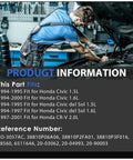 Heavy Duty AC Compressor With Clutch Fits 1994 2000 Honda Civic And 1997 2001 CRV 1.6L 2.0L details and fitting instructions.