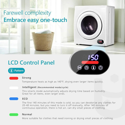 Lazy Sunday Fully Automatic Washing Machine With One Touch Auto Timer And Super Low Energy Draw Featuring Six Wash Cycles Plus Deep Extra Rinse Rounds For Fresh Threads On Overstuffed Loads showing LCD control panel.