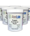 Copper Anti Seize Paste For High Temp Assembly Lube On Threaded Fasteners And Fittings Heavy Duty High Performance Anti Rust Lubricant In A One Pound Jar Six Pack