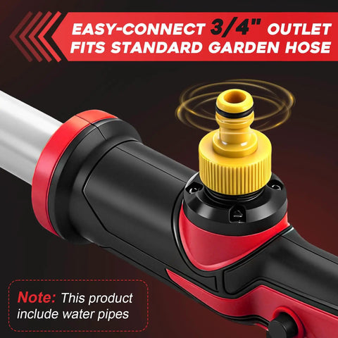 Top Tier Cordless Stick Water Transfer Pump For 18V Battery Moves Fluids With Zero Hassle sleek outlet for garden hose connection