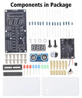 Hands-On Ultrasonic Distance Sensor DIY Kit With LED Indicators And Ranging Alarm HC-SR04 Compatible STEM Learning components