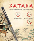 Stainless Steel Katana Iaito For Iaido Training With Bamboo Tsuba And Fuller Groove 28 Inch Blade Unsharpened Training Sword
