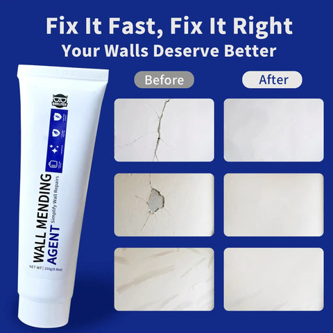 Drywall Repair Kit 250g Wall Mending Putty For Holes Cracks And Stains DIY Quick Fix No Mess For Walls And Ceilings Formaldehyde Free