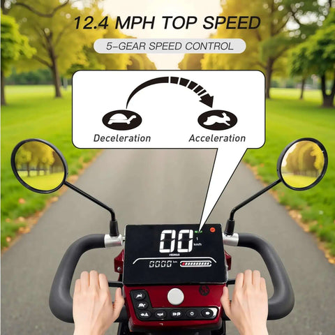 top gear mobility scooter Heavy Duty Mobility Scooter For Seniors 450 Lb ✓