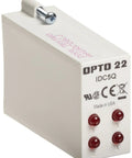 4 Channel DC I/O Module IDC5Q With 4 Analog Inputs And 4 Digital I/O, 50 mA Output, 10-32 VDC Signal Range, 32 VDC Max Supply, High Density Quad Pak For Industrial Automation And Control, white module