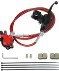 Hydraulic Brake System Kit With 50 Inch Hose For Baja Doodle Bug DB30R Mini Bike 212cc And 79cc 97cc 100cc Go Karts