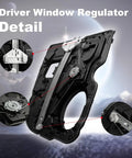 Rear Left Window Regulator Replacement For Ram Pickup Driver Side 2009-2020 showcasing OE Style Fit, 68045171AC.