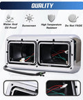 Beefed Up Headlight Housing Base With Wire Harnesses For Kenworth T400 T600 T800 W900 K100 C500 And Peterbilt 378 379