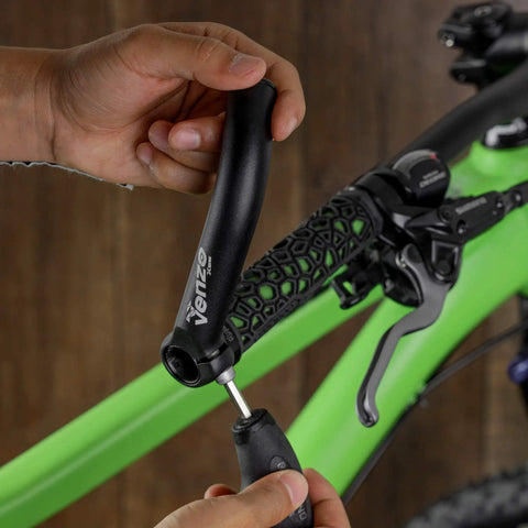 Installing Flat Bar Handlebar Extender for Mountain and Hybrid Bikes 22.2mm 7/8 Ends with Plugs, 150mm Length