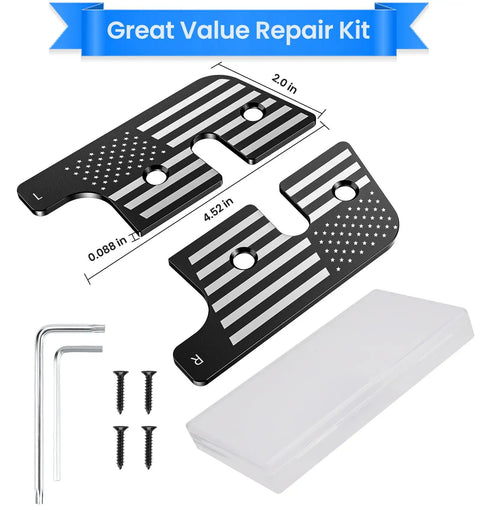 Upgraded Sun Visor Repair Kit For Jeep Wrangler JL JLU 2018 2023 And Gladiator JT 2020 2023 Aluminum Alloy kit with tools