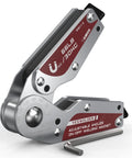 Front-side view of YESWELDER adjustable-angle welding magnet with 66 lb holding power and degree dial