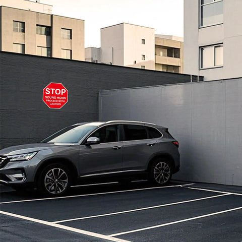 5 Pack Stop Noise Sign Proceed With Caution Traffic Floor Sticker 17 By 17 Inches Anti Slip Self Adhesive Vinyl Waterproof Signage