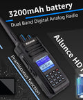 Beefed Up Dual Band DMR Analog Walkie Talkie IP67 Waterproof With 3200mAh USB C Battery, Group Call And SOS Alerts, A Real Workhorse