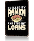 Funny Ramen Vintage Metal Sign 8x12 Inches Tin Wall Art For Home Office Garage Decor Durable Aluminum Poster That Pops