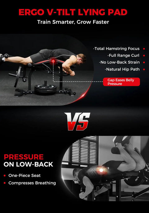 Pro Grade Leg Extension And Curl Machine For Home Gym With Adjustable Settings And Triple Loading System, demonstrating usage.