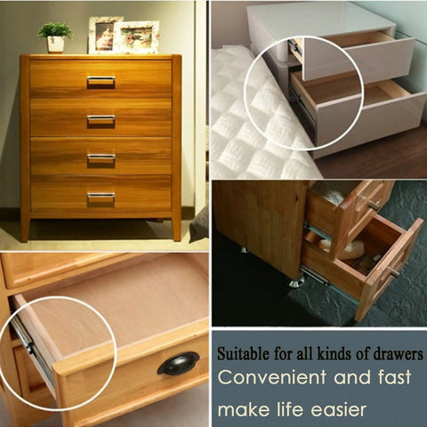 Heavy Duty Full Extension Drawer Slide With 300 600 1000mm Rails, Ball Bearing Metal Kitchen Rail, 50kg Capacity in use