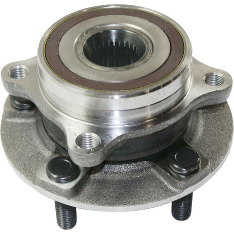 Front Wheel Hub and Bearing Assembly 2 Piece Set for Mitsubishi Lancer 2008 2015 Left and Right Replacement Kit, close-up view