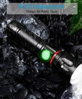 Magnetic LED Flashlight 360 COB Beast 5000 Lumen Waterproof Zoomable 4 Modes in rain showcasing waterproof feature