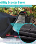 Ultimate Custom Fit Electric Mobility Scooter Cover For SuperHandy Tugger GUO133 covering scooter to shield from rain and dust