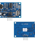 Front and back view of Five Pack Waterproof Ultrasonic Distance Sensor Module For Precise Range 21cm To 5m With 40kHz Operation