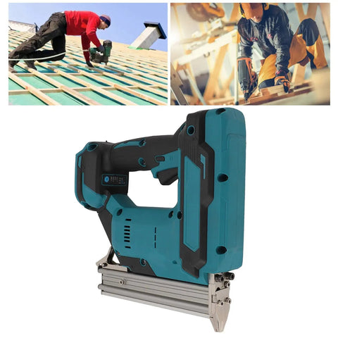 Cordless Brad Nailer 18V Battery Powered Straight Shooter Depth Adjustment Rack For Custom Woodwork Trim Upholstery Home Repair Or Diy Tasks No Sweat Ergonomic Grip Handle