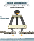 All In One Roller Chain Tools Kit For 25 To 60 Chain Sizes Detacher Breaker Cutter Puller Holder And Connector