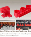 Tool Holder and Battery Mount for Milwaukee M12 12V Tools Wall Mount Hanger Kit Plastic Organizer for Garage Work Van