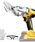 Cordless Metal Shears Brushless Sheet Metal Cutter Bare Tool No Battery Included Beefy Heavy Duty for cutting materials