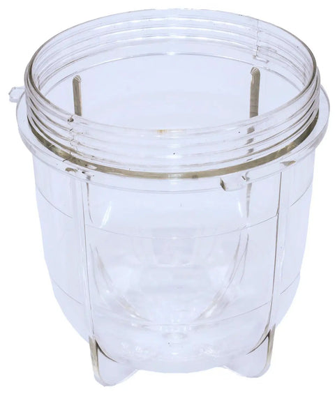 Replacement Short Cup With Stay Fresh Jar Lid For Magic Bullet Blenders 250W MB-1001 MB-1001B MBR-1101, clear 8oz plastic cup