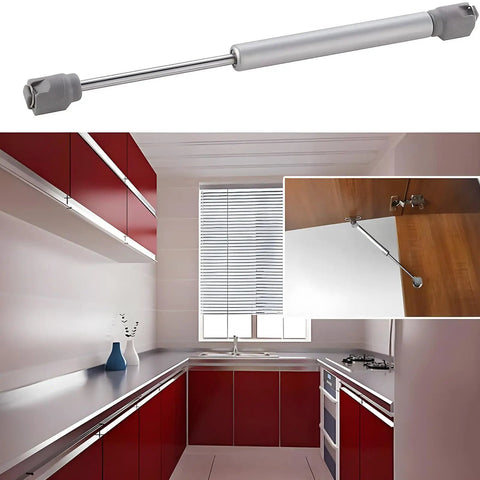 Heavy Lid Gas Struts Pair, 200N 44lb Per Strut, Soft Open Gas Springs for Cabinets installed in kitchen cabinet.