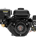 212cc 7.5HP 3600 RPM gas engine with electric start, 4 stroke OHV, air cooled, side view showing control panel